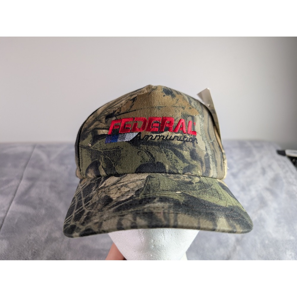 Cap America Federal Ammunition Mossy Oak Camo Snapback Hat iSeries 1300 NEW